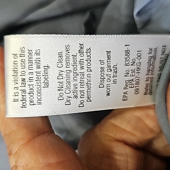 Duluth mens NFZ long sleeve shirt. 2 front pockets. Size 2XL. Blue gray - Picture 13 of 13